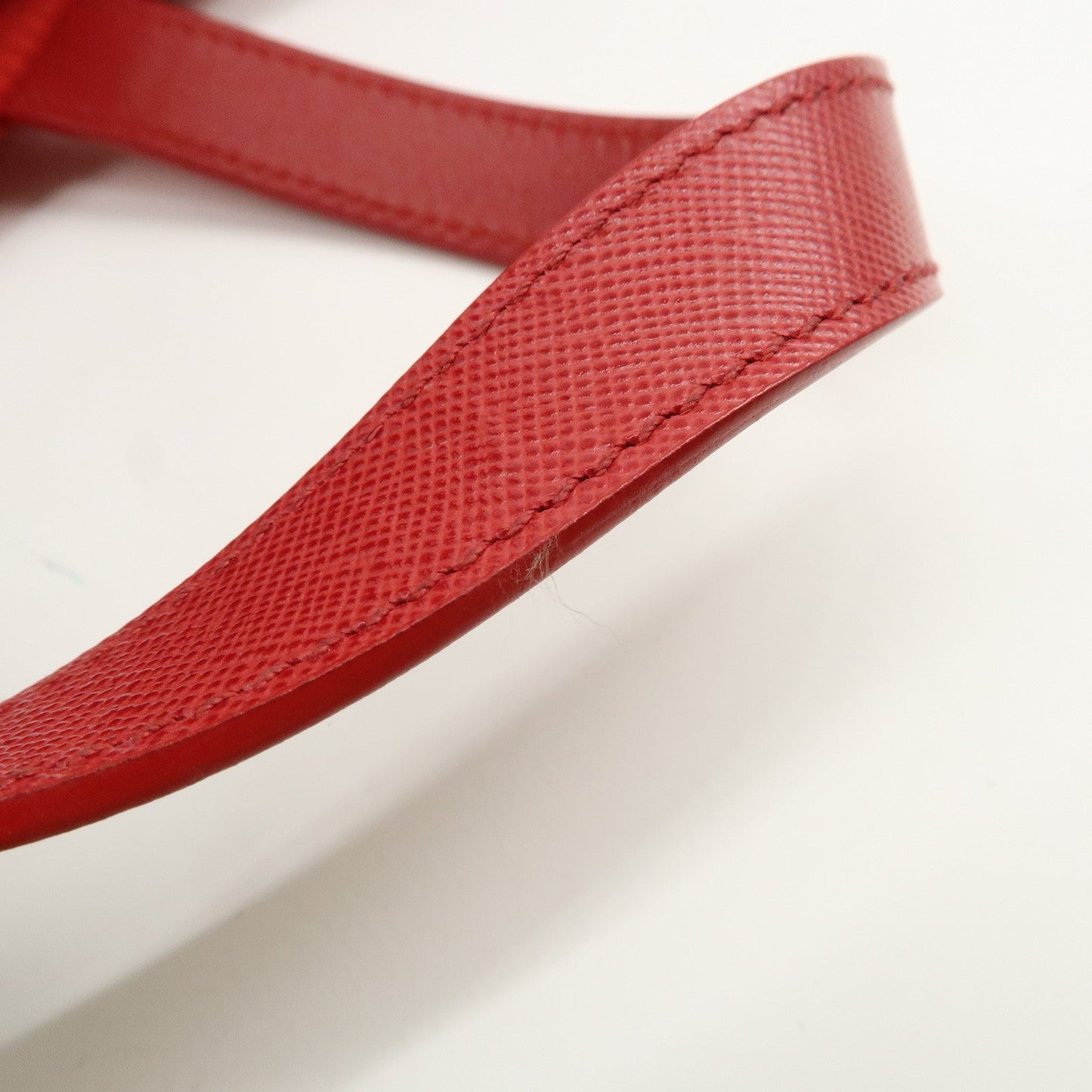 PRADA Nylon Leaather Panda Tote Bag Shoudler Bag Red BR4249  d