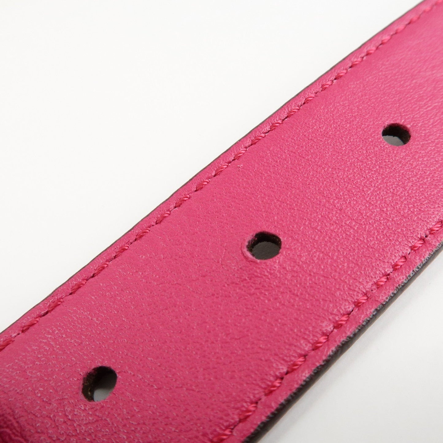 FENDI Zucchino PVC FF Logo Belt Multi Color  d