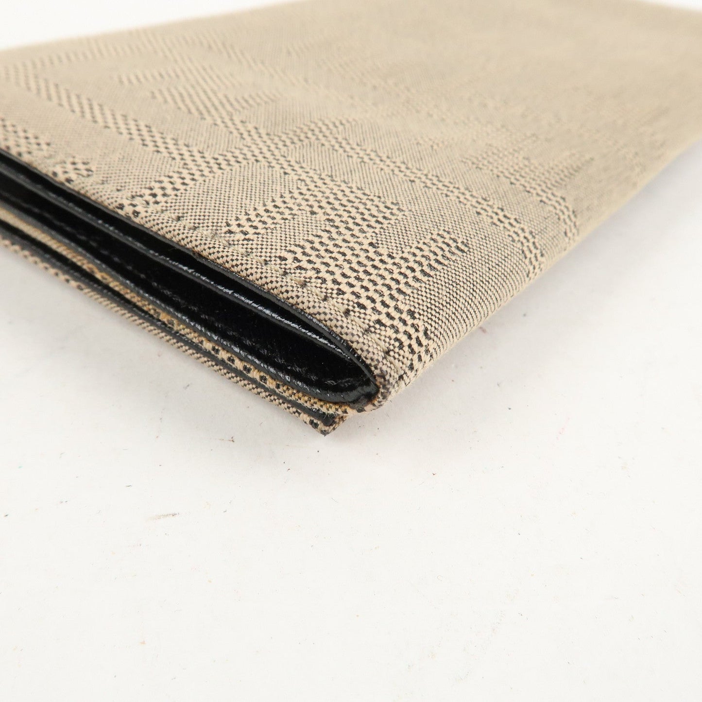 FENDI Zucca Print Canvas Leather Long Wallet Brown 8M0000  d