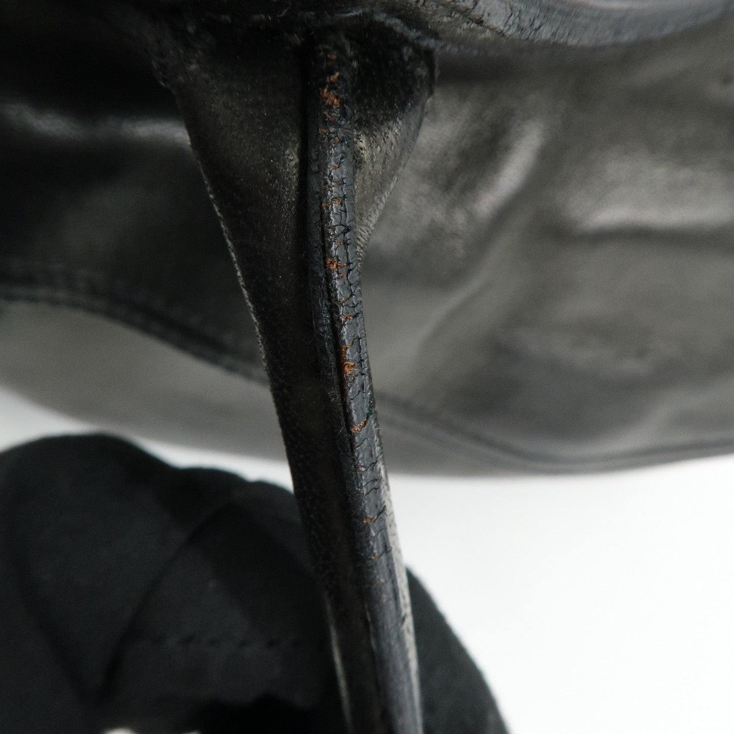 PRADA Leather Tote Bag Black  d