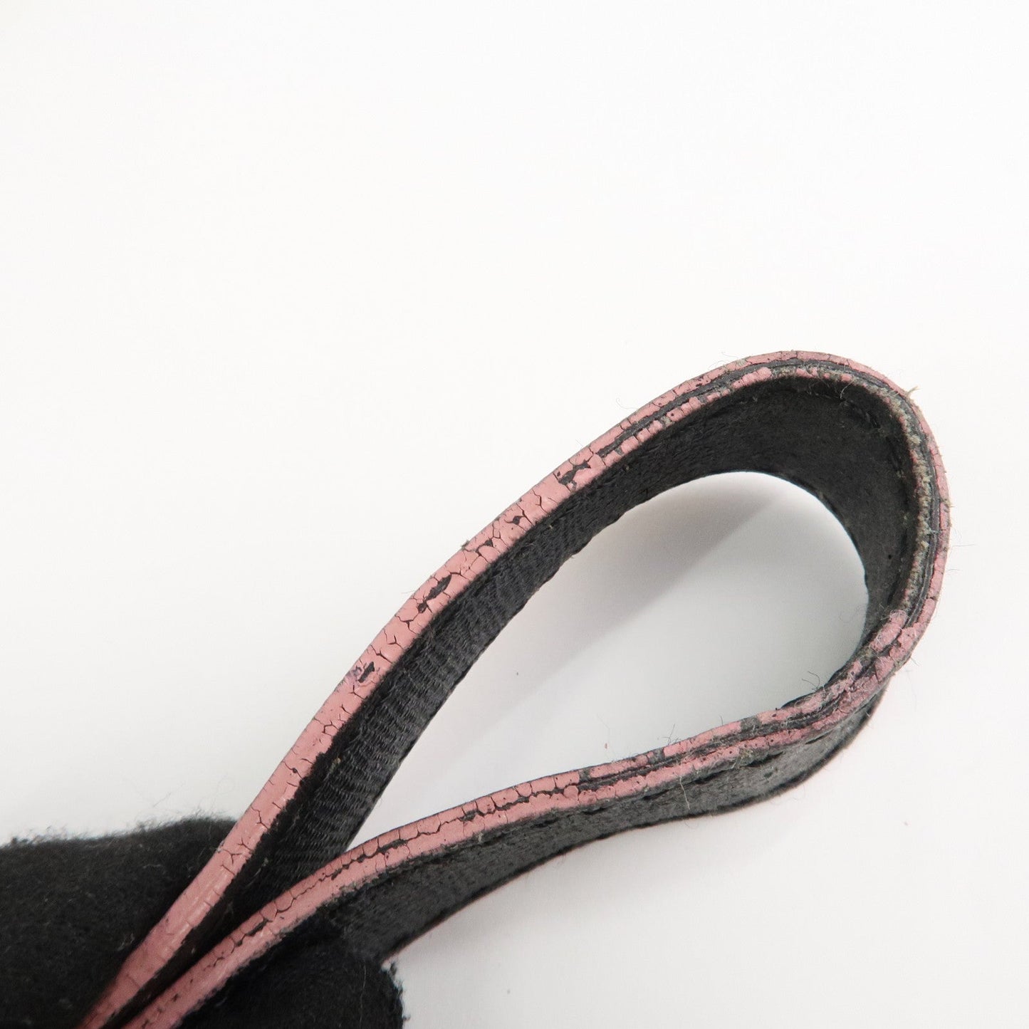 FENDI Zucchino Canvas Leather Tote Bag Black 8BH220  d