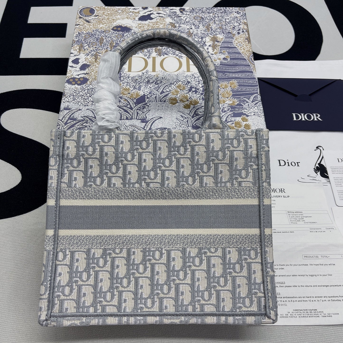 Top Quality Small Book Tote Violet, For Women, Womens Handbags 26.5cm/10.5in CD