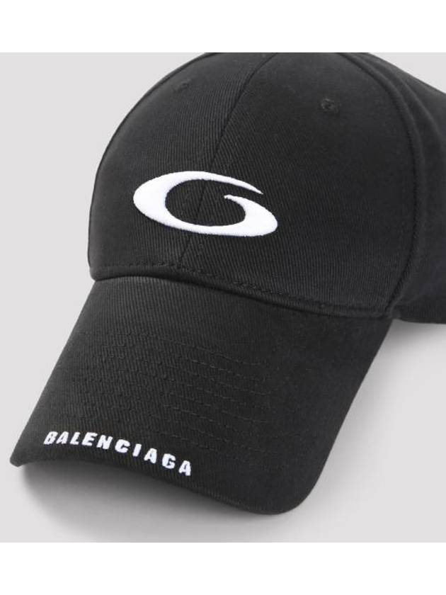Luxury Balenciaga Trending 2025 Embroidered Icon Logo Ball Cap Black
