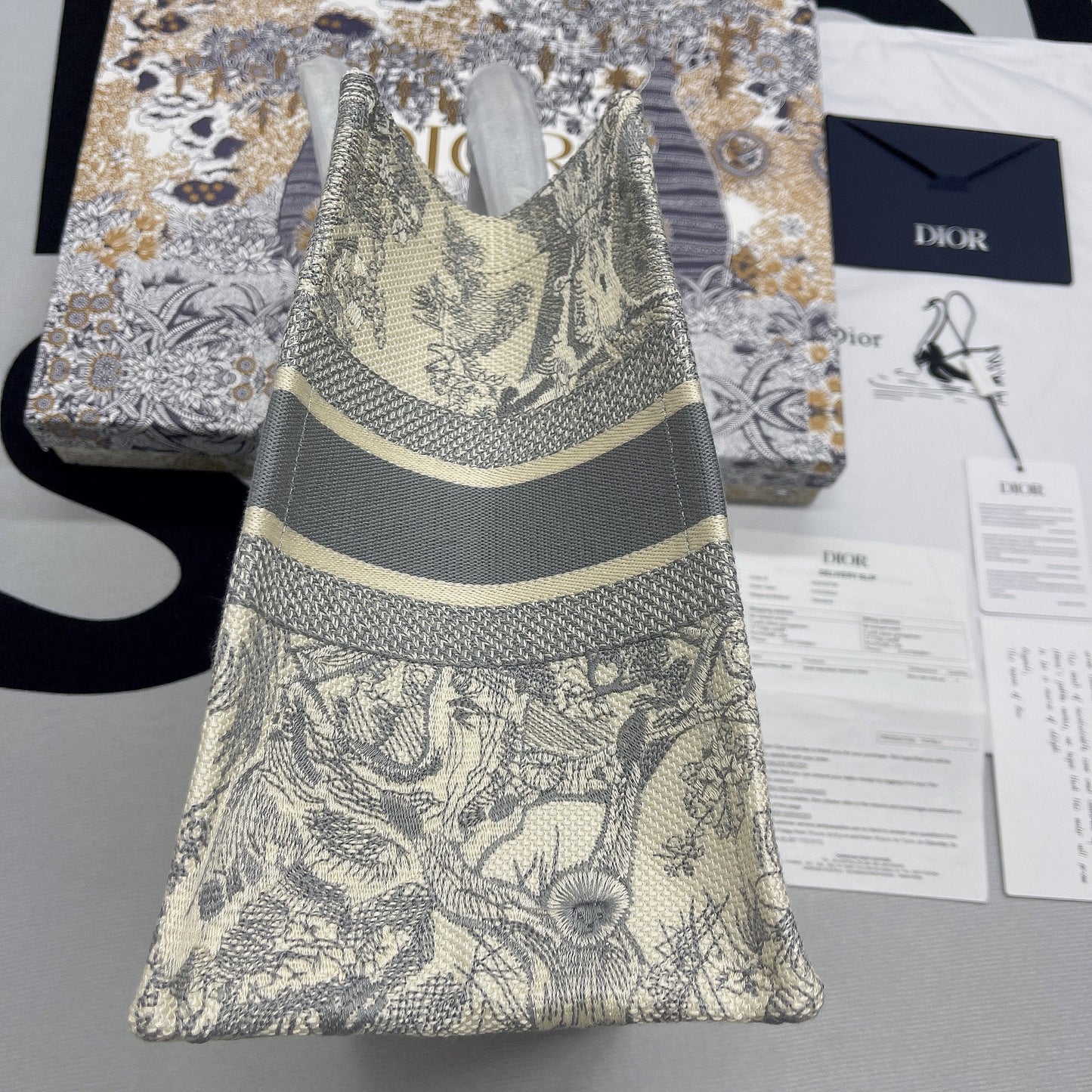 Top Quality Large Book Tote Gray Multicolor, For Women, Womens Handbags 16.5in/42cm CD