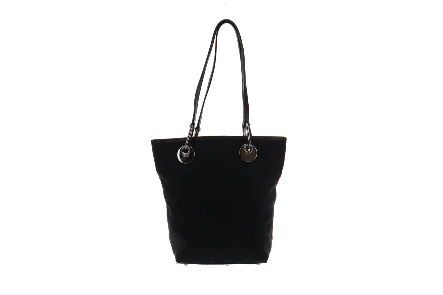 Gucci Black GG Canvas   Bucket Bag