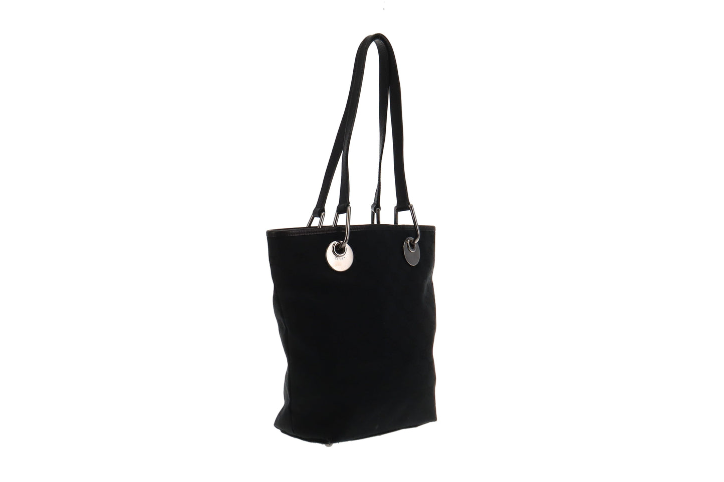 Gucci Black GG Canvas   Bucket Bag