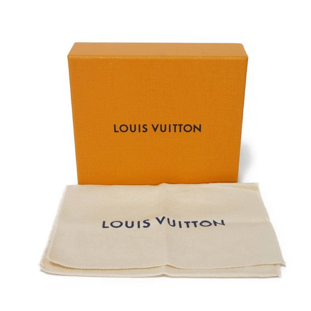 LOUIS VUITTON Coin case M82448 Implant leather (monogram embossed) khaki x claim Monogram Unplant Zip around purse Women  d