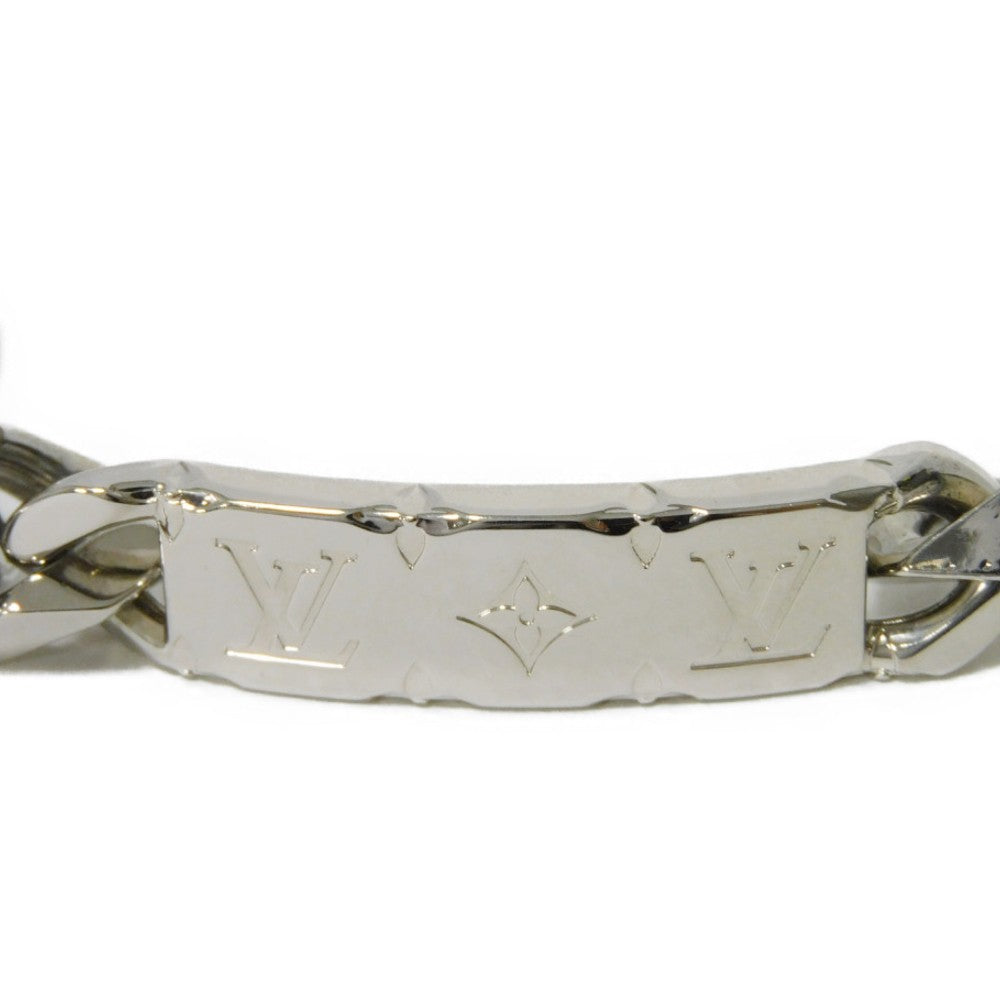LOUIS VUITTON bracelet M00855 metal Silver Bracelet Chain Monogram mens  d