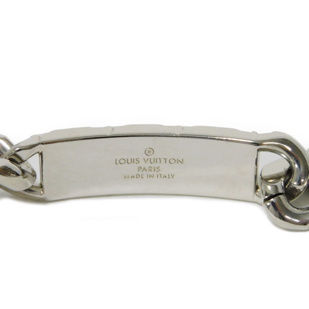 LOUIS VUITTON bracelet M00855 metal Silver Bracelet Chain Monogram mens  d