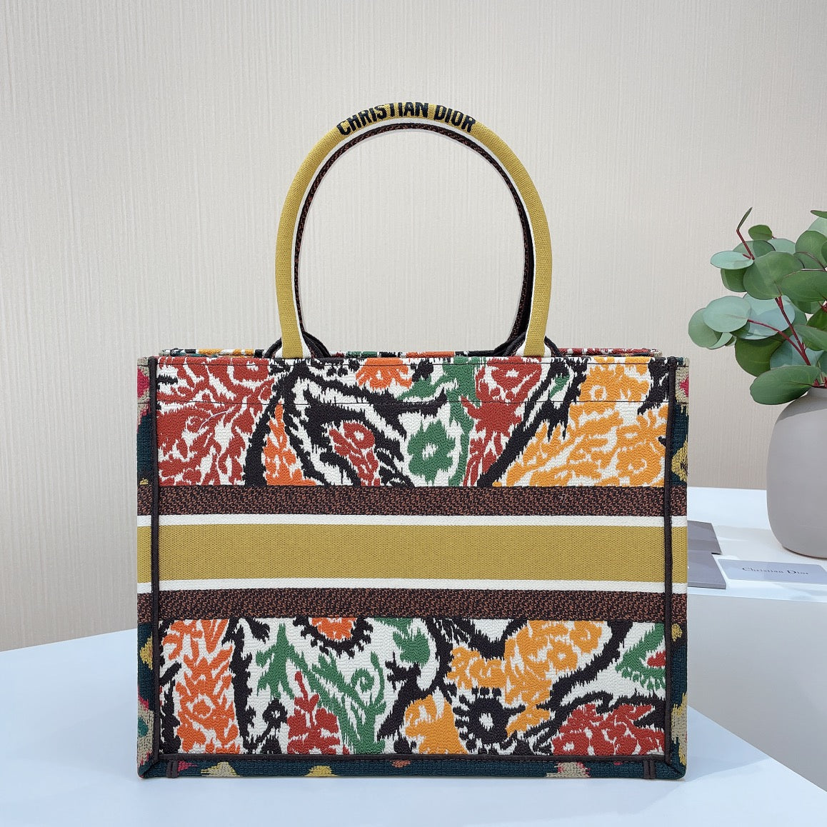 Top Quality MeTop Qualityum Book Tote Yellow Multicolor , For Women, Womens Handbags 14in/36cm CD