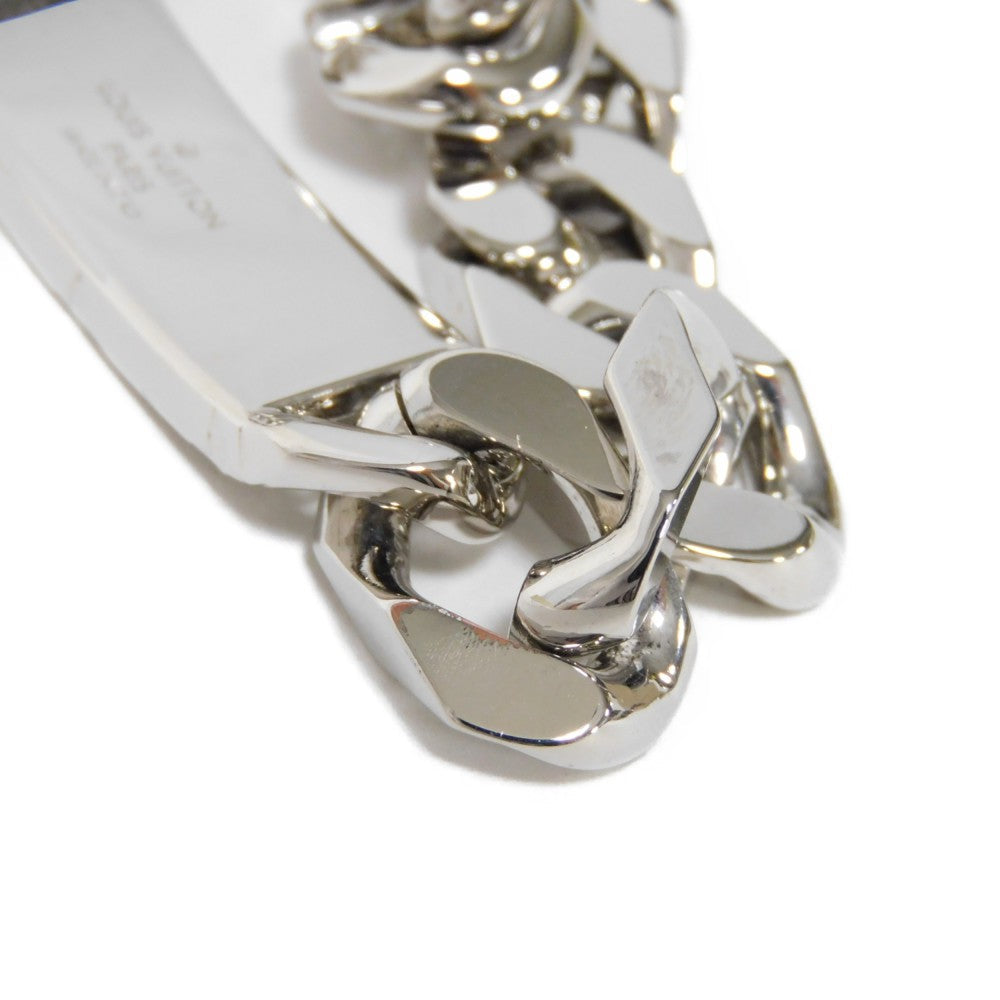 LOUIS VUITTON bracelet M62486 metal Silver Bracelet Chain Monogram mens  d