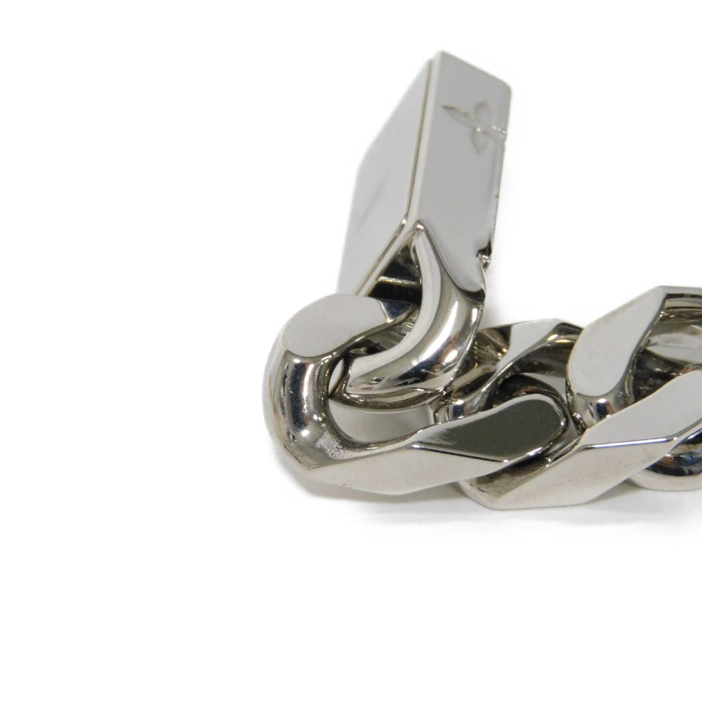 LOUIS VUITTON bracelet M62486 metal Silver Bracelet Chain Monogram mens  d