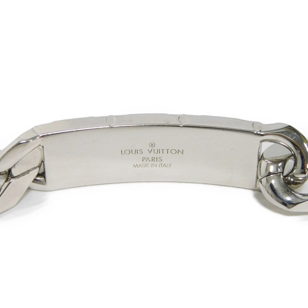 LOUIS VUITTON bracelet M62486 metal Silver Bracelet Chain Monogram mens  d