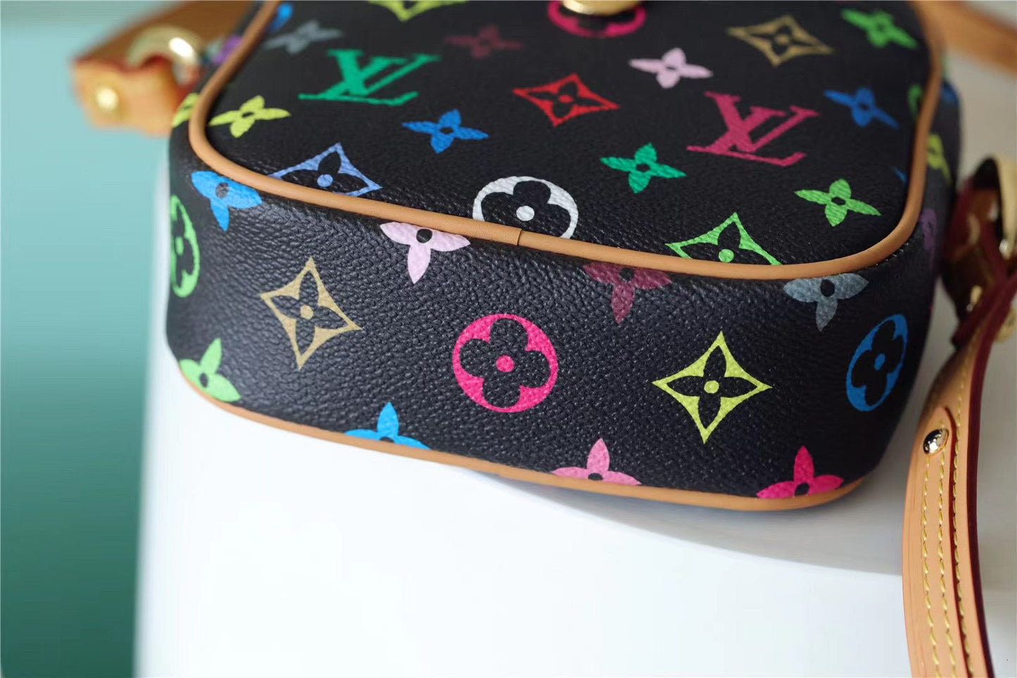Top Quality Rift Bag Monogram Multicolore Canvas Black For Women, Womens Handbags, Shoulder And crossbody Bags 5.7in/13.5cm Top Quality