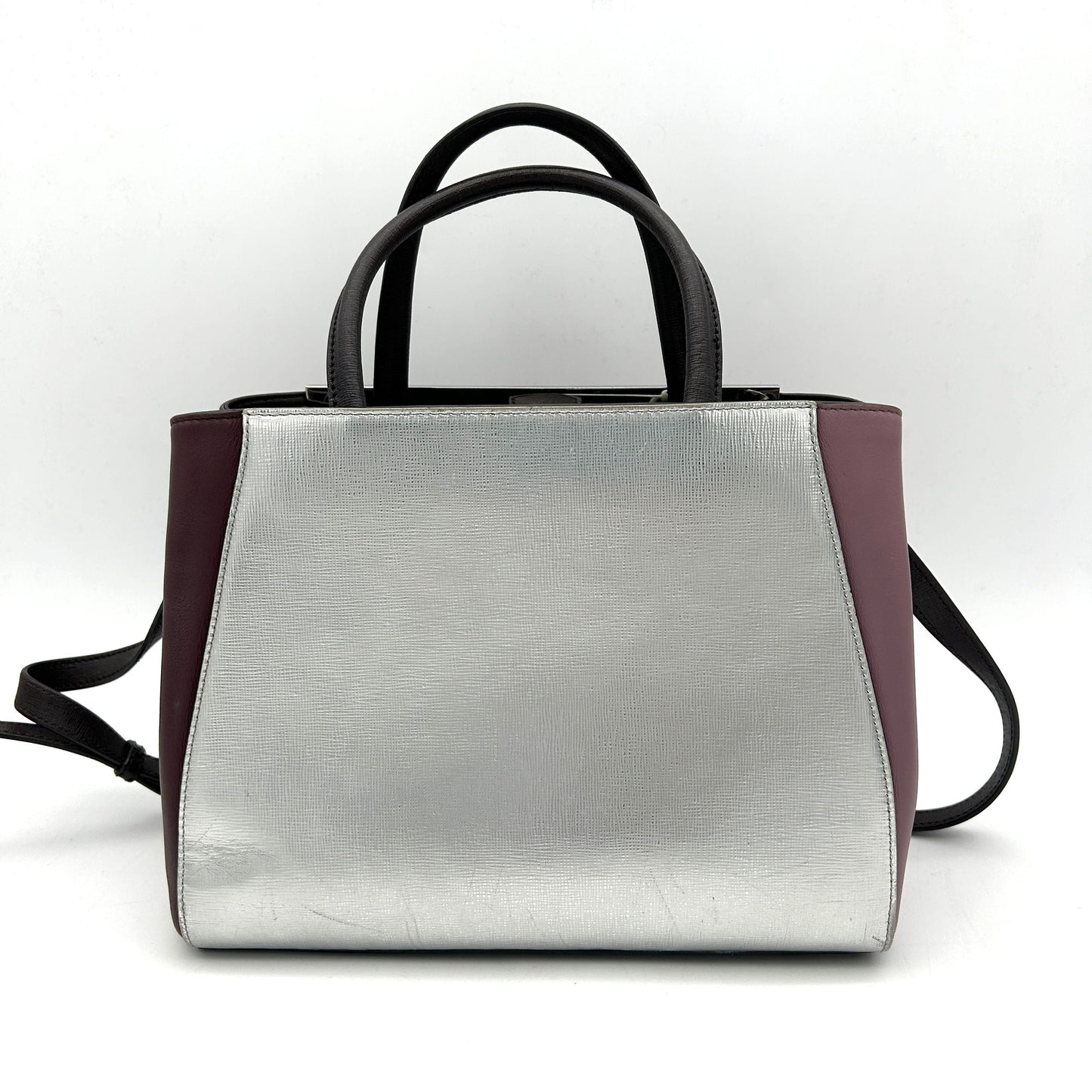 2jours leather crossbody bag Fendi Multicolour in Leather  LA10723