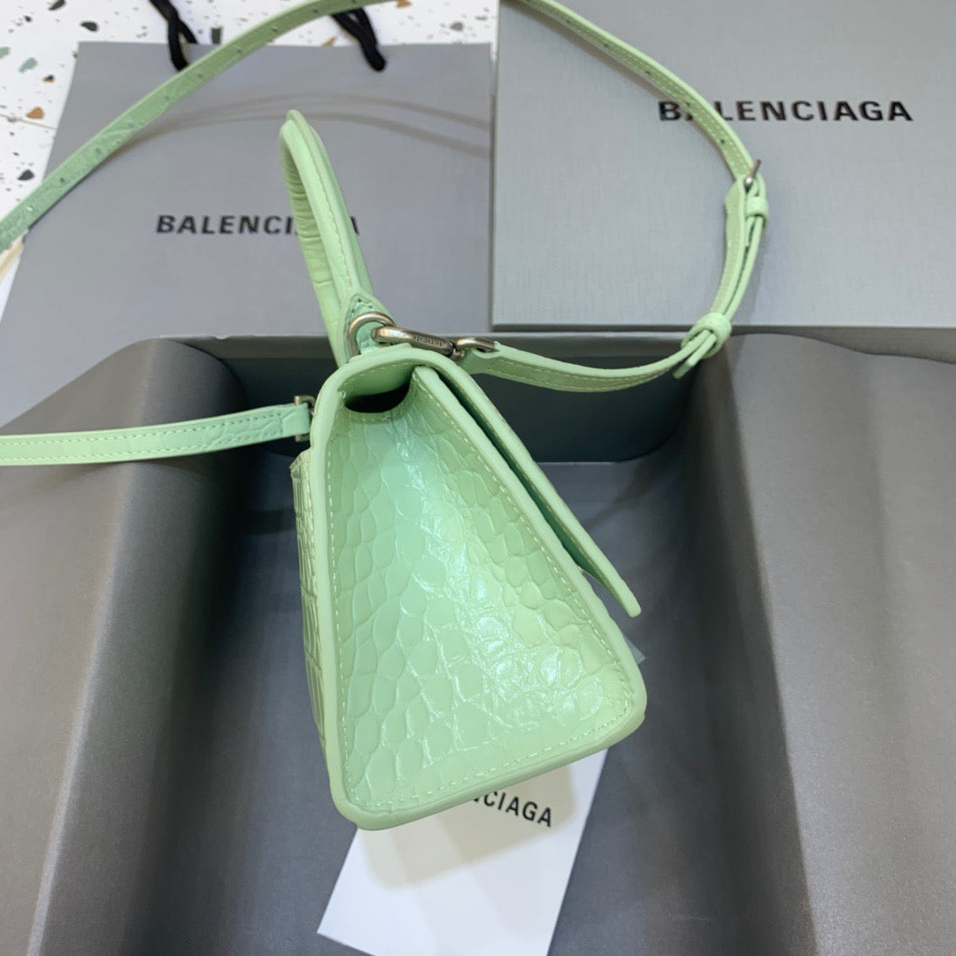 Top Quality Hourglass XS Handbag In Light Green, For Women,  Bags 7.4in/19cm