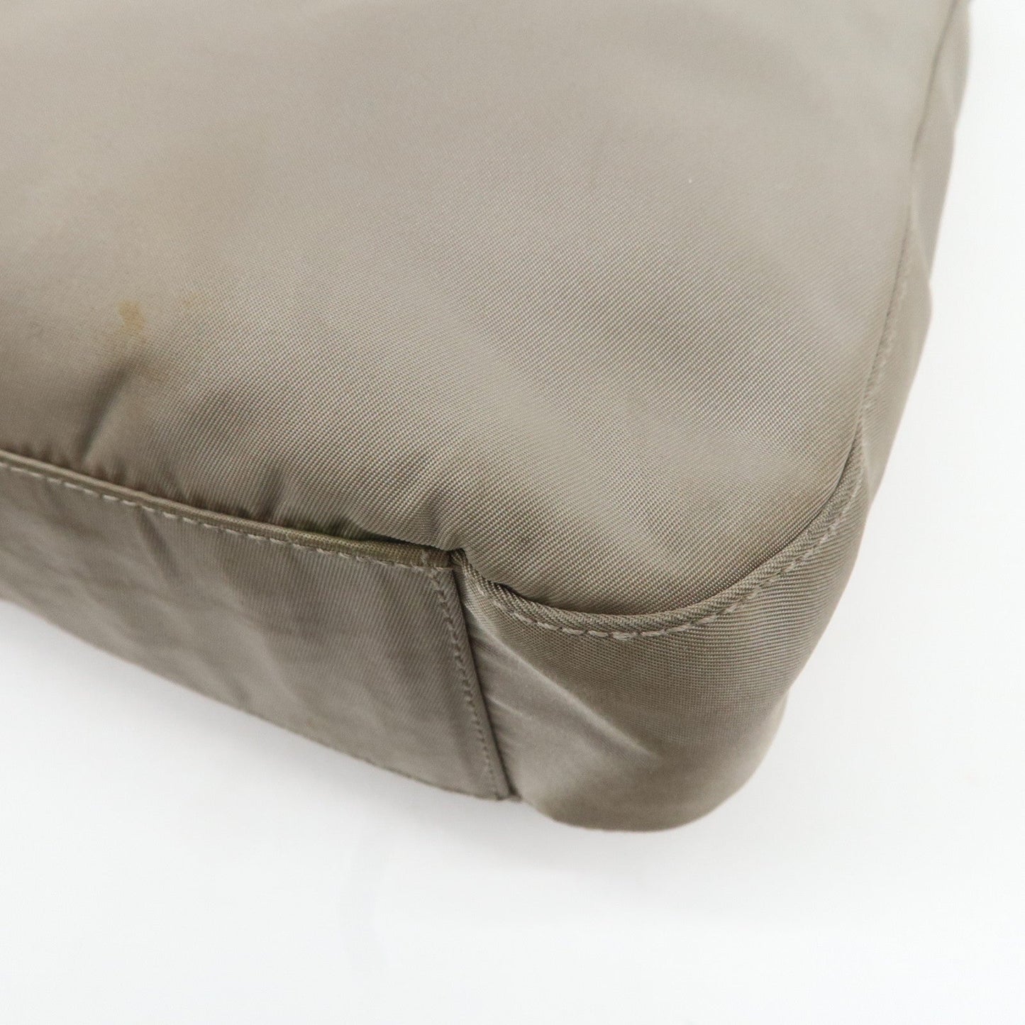 PRADA Nylon Shoulder Bag Gray  d