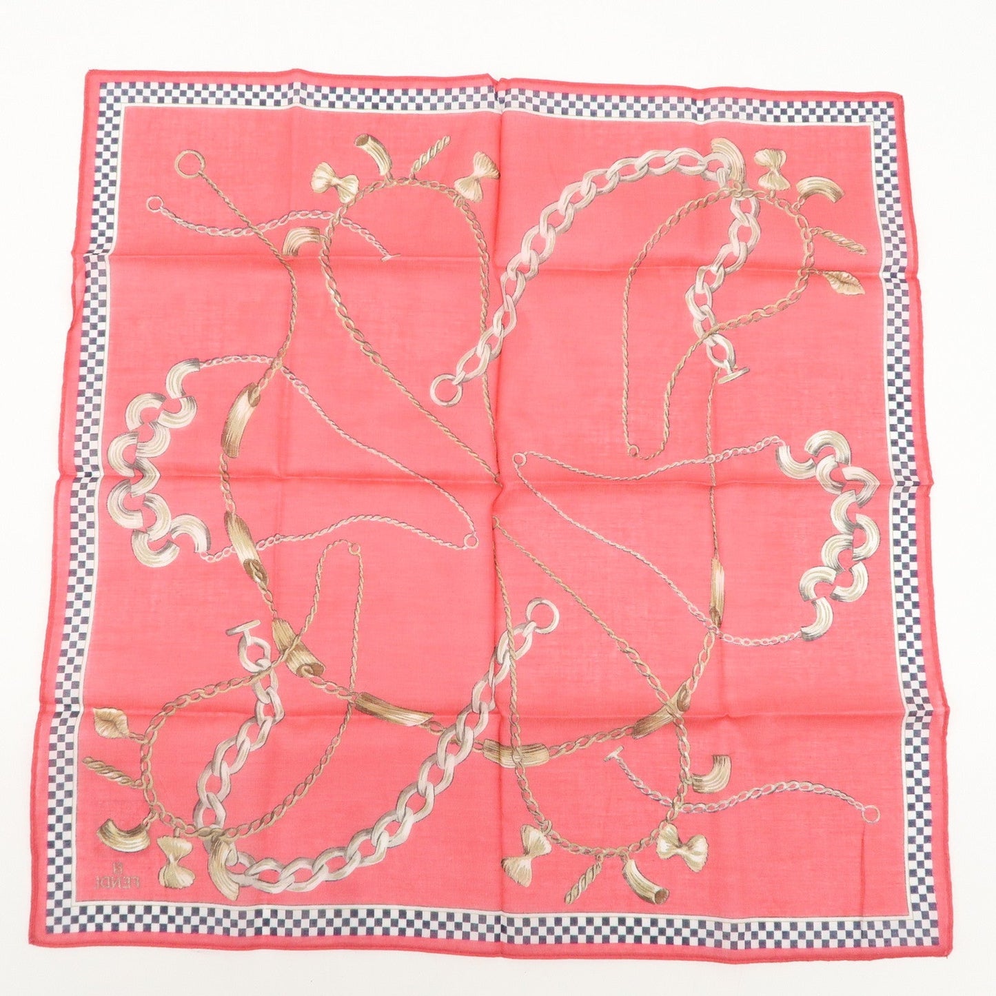 FENDI Set of 5 Cotton 100% Handkerchief Scarf  d