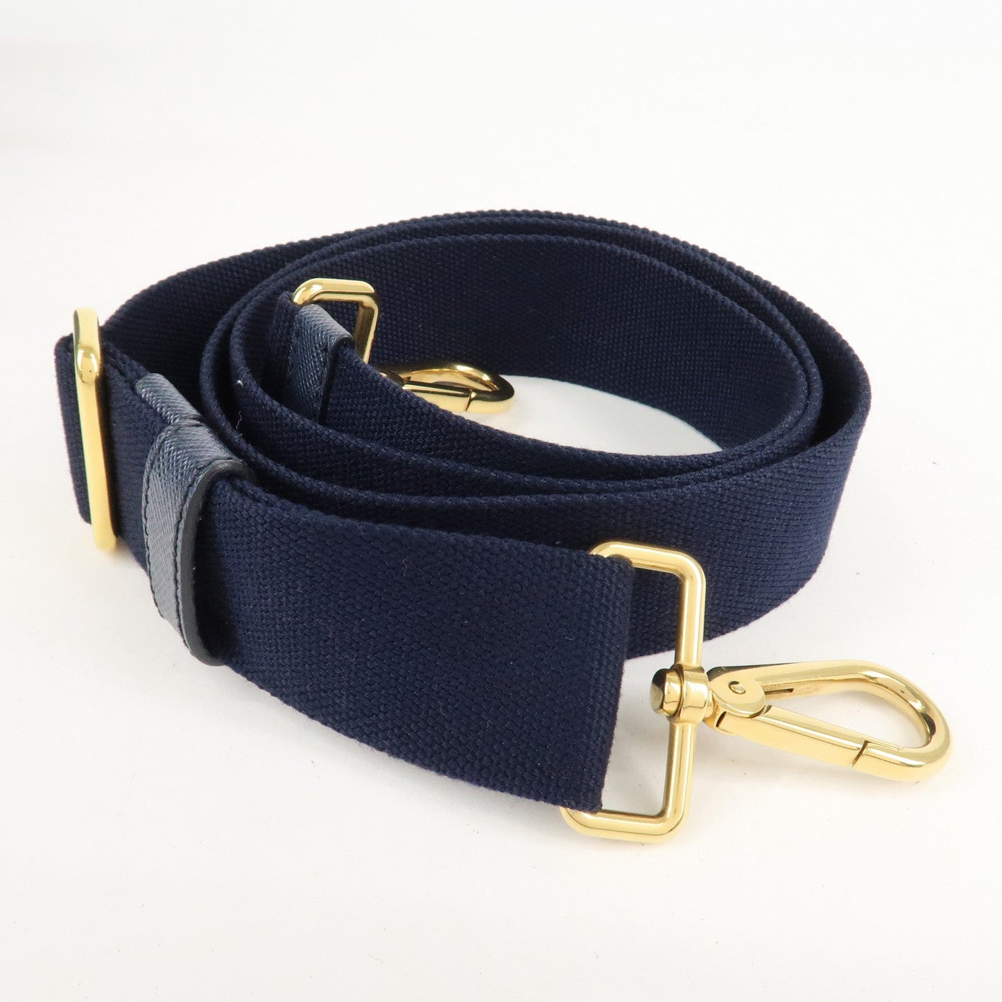 PRADA Canapa Mini Denim Leather 2Way Bag Tote Bag Blue 1BG439  d