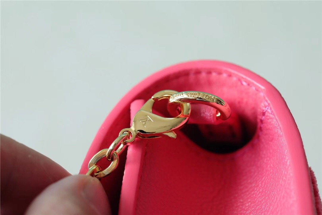 Top Quality Mini Dauphine Monogram Fluo Pink For Women,  Shoulder And Crossbody Bags 18.5cm/7.3in Top Quality M20747