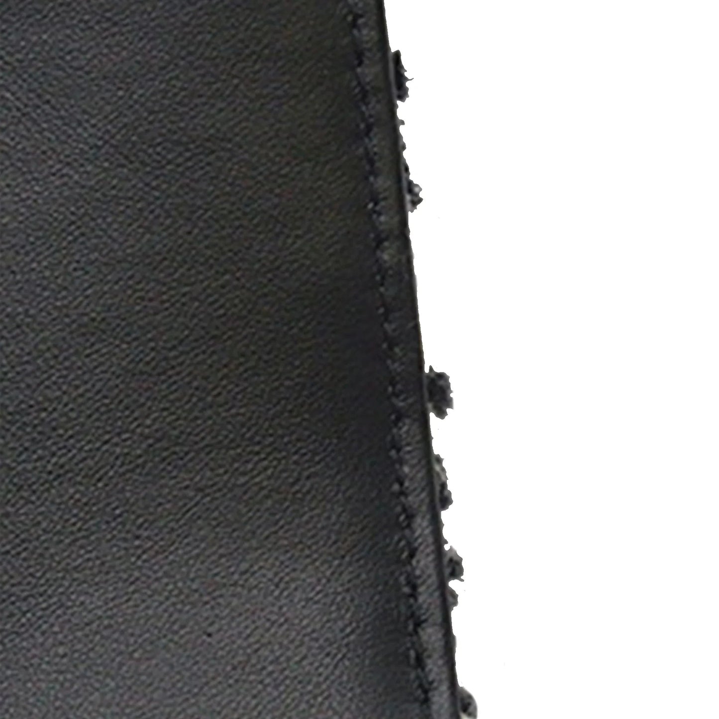 Black Chanel Mini Square Quilted Tweed Houndstooth Straight Single Flap Crossbody Bag