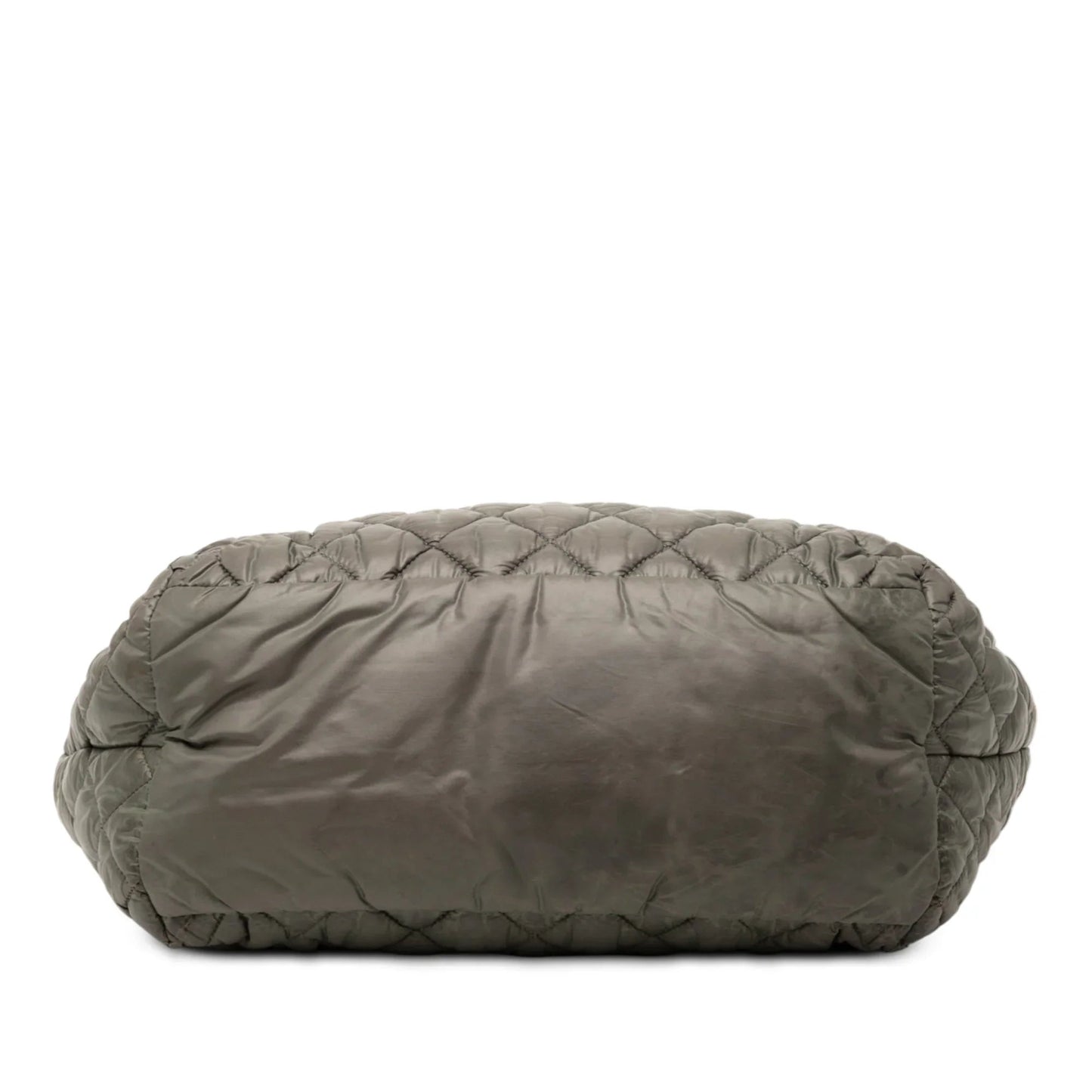 Green Chanel Small Quilted Nylon Coco Cocoon Tote