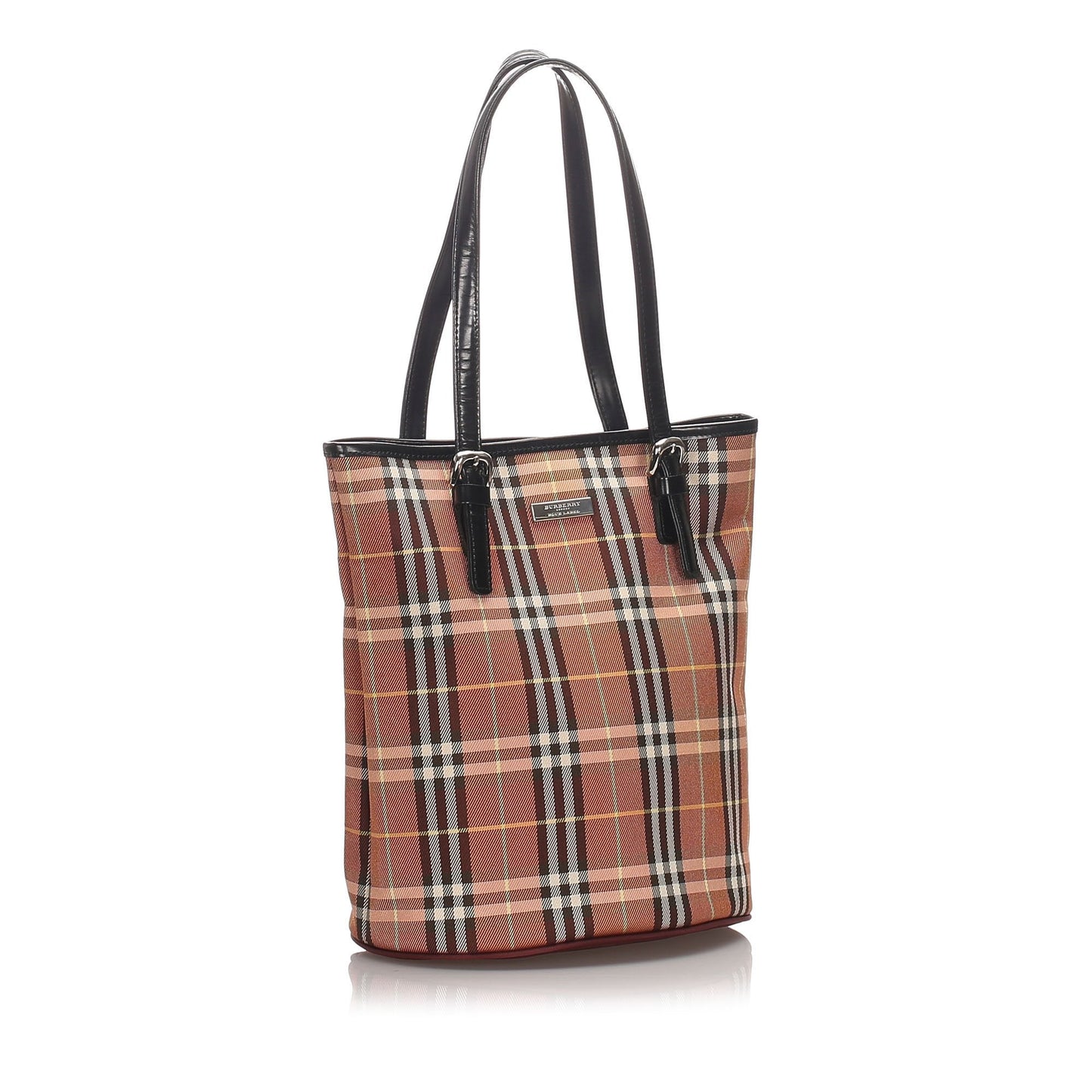 Burberry Brown Canvas Fabric Ho  Check Tote Bag United Kingdom