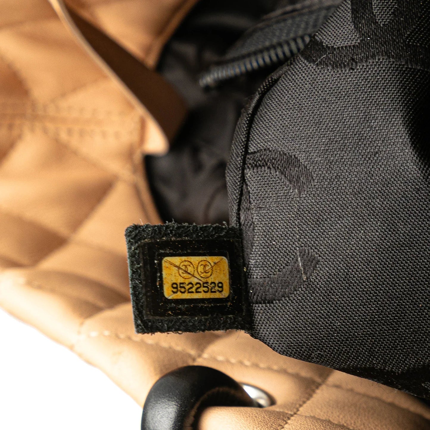Brown Chanel Large Quilted Lambskin Cambon Ligne Tote
