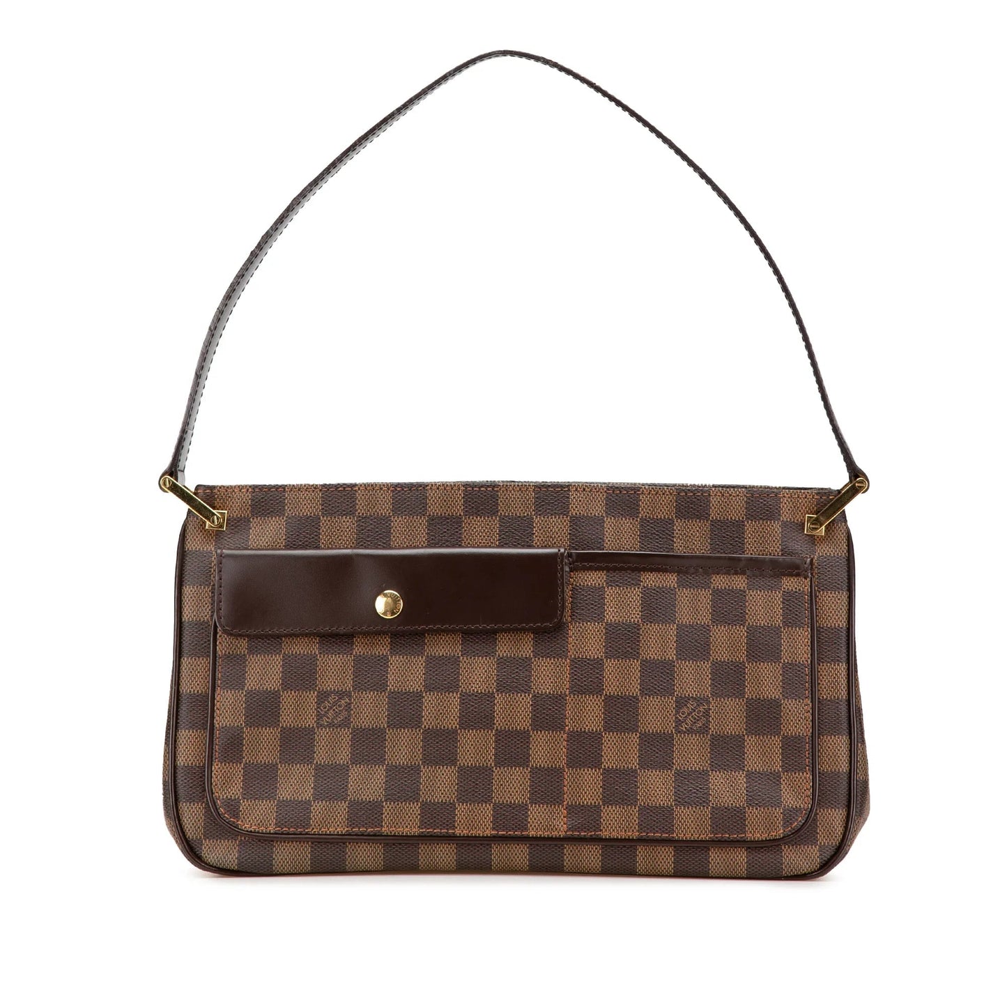 Brown Louis Vuitton Damier Ebene Aubagne Shoulder Bag