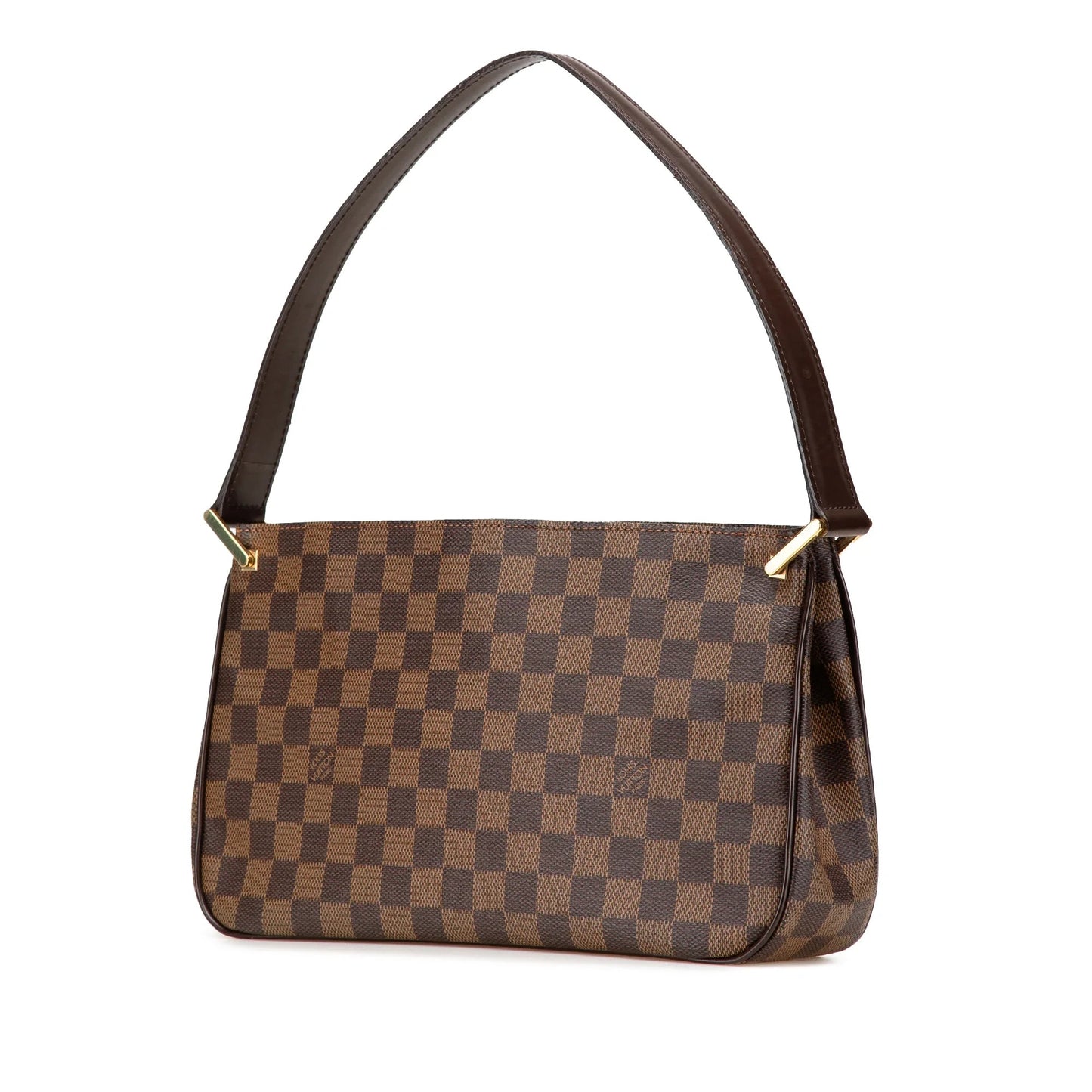 Brown Louis Vuitton Damier Ebene Aubagne Shoulder Bag