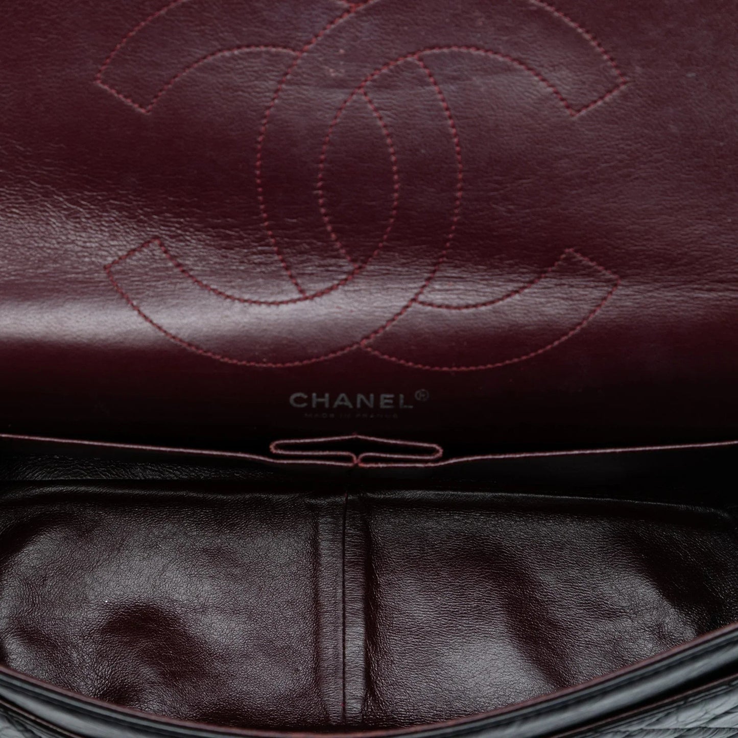 Black Chanel Reissue 2.55 Aged Calfskin Double Flap 227 Shoulder Bag