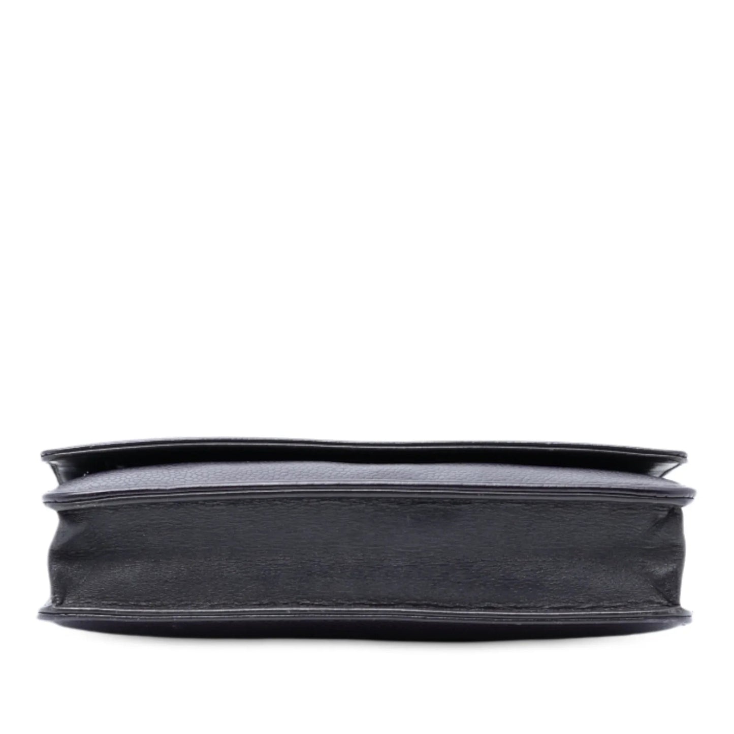 Purple Chanel CC Caviar Wallet On Chain Crossbody Bag