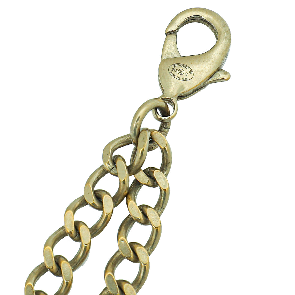 Chanel Bicolor Rue Cambon Charm Bracelet