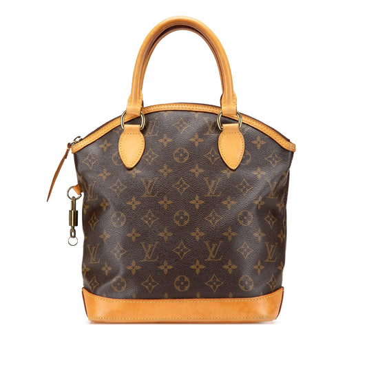 Brown Louis Vuitton Monogram Lockit PM Handbag