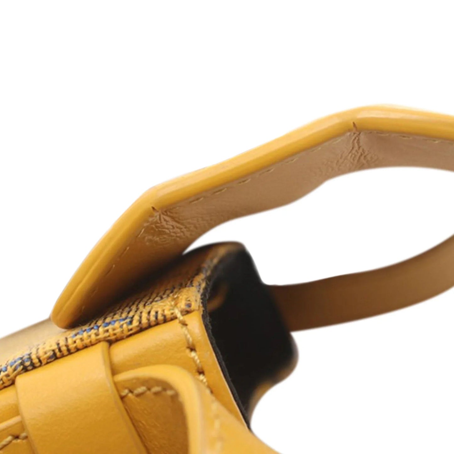 Yellow Dior Nano Oblique Lock Pouch Crossbody