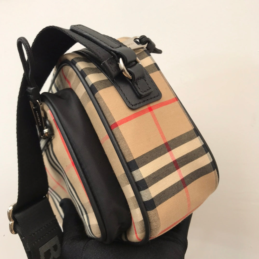 Top Quality  Check And Crossbody Bag For Men, Bags 8.6in/22cm