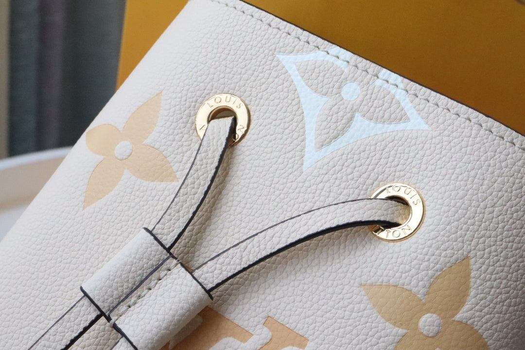 Top Quality NeoNoe BB Bucket Bag Monogram Empreinte Cream/Saffron For Women, Womens Bags, Shoulder Bags 7.9in/20cm Top Quality M45716