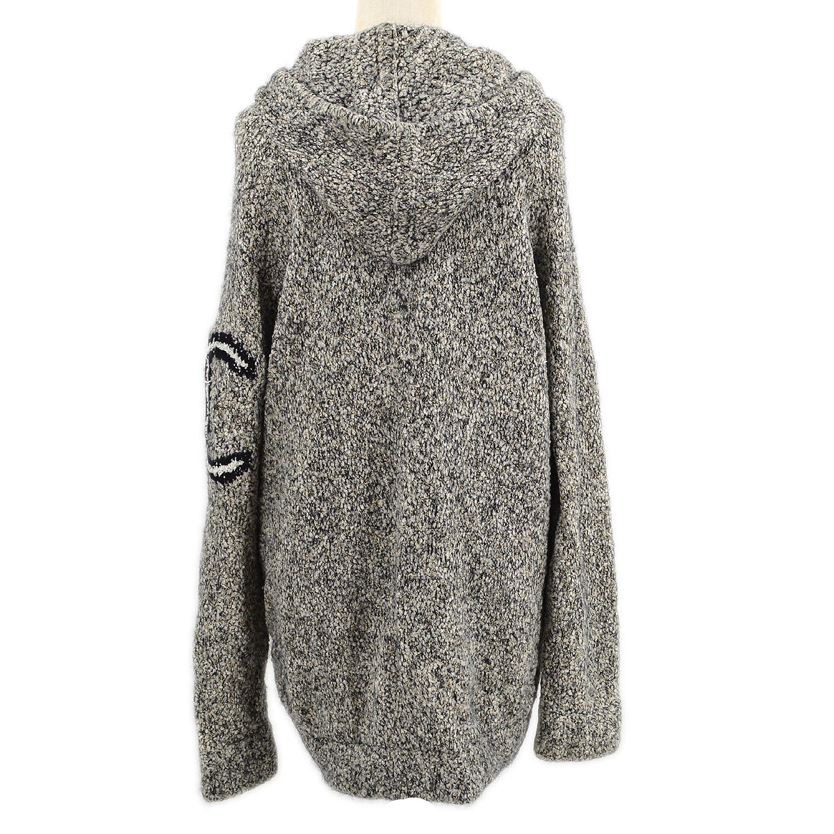CHANEL 2007 CC penguin-motif knitted hoodie #38
