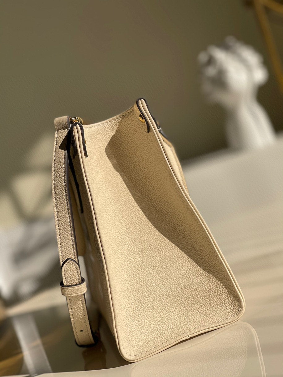 Top Quality Onthego PM Monogram Empreinte Tourterelle Grey/Beige For Women,  Shoulder And Crossbody Bags 9.8in/25cm Top Quality M45654