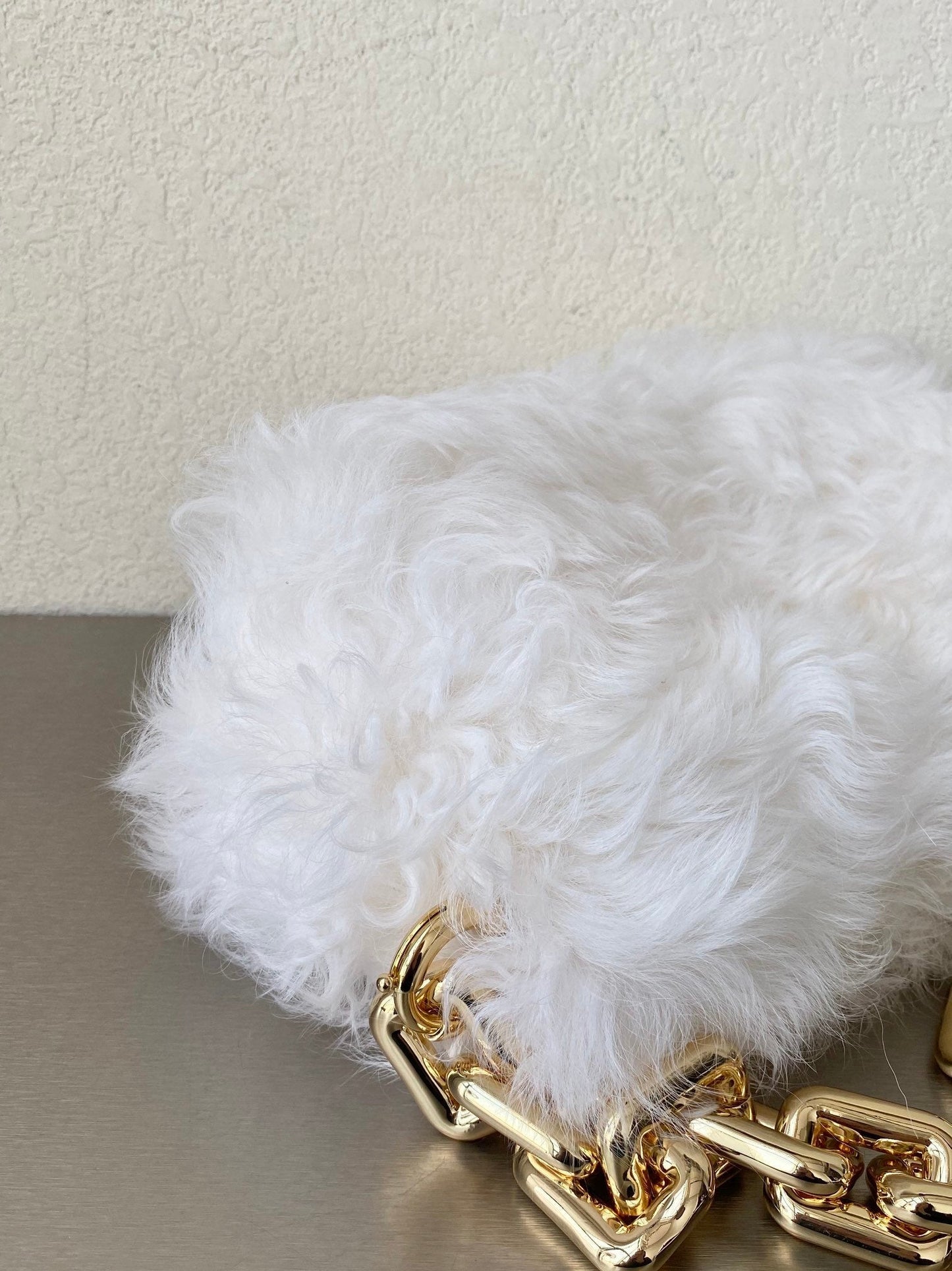 Top Quality Chain Pouch White, For Women, Bags 12.2in/31cm