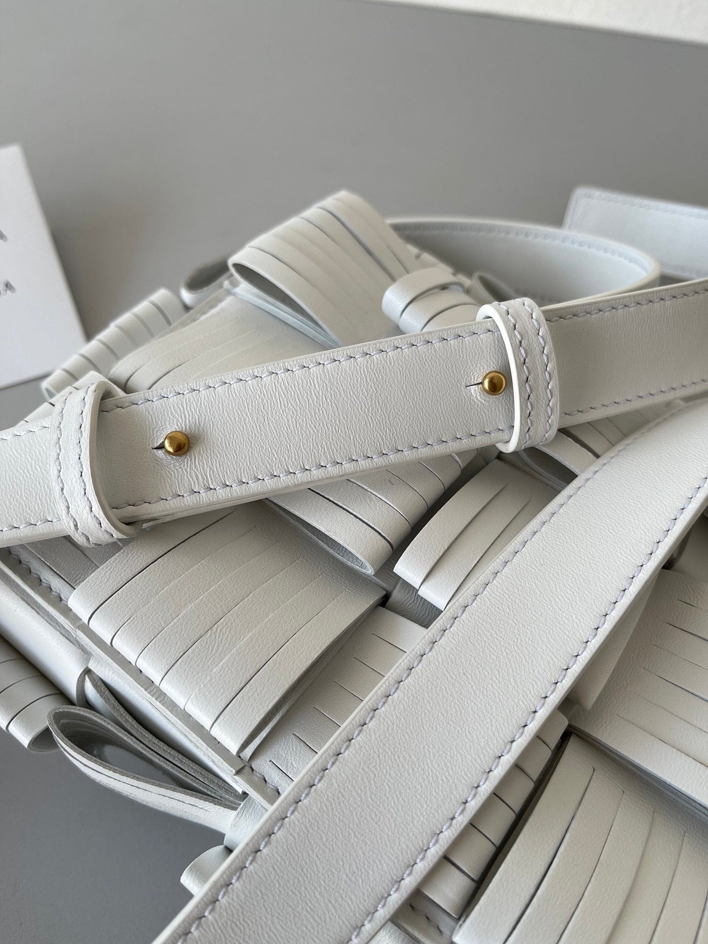 Top Quality Cassette White, For Women, Bags 9.1in/23cm 680698V1G719009