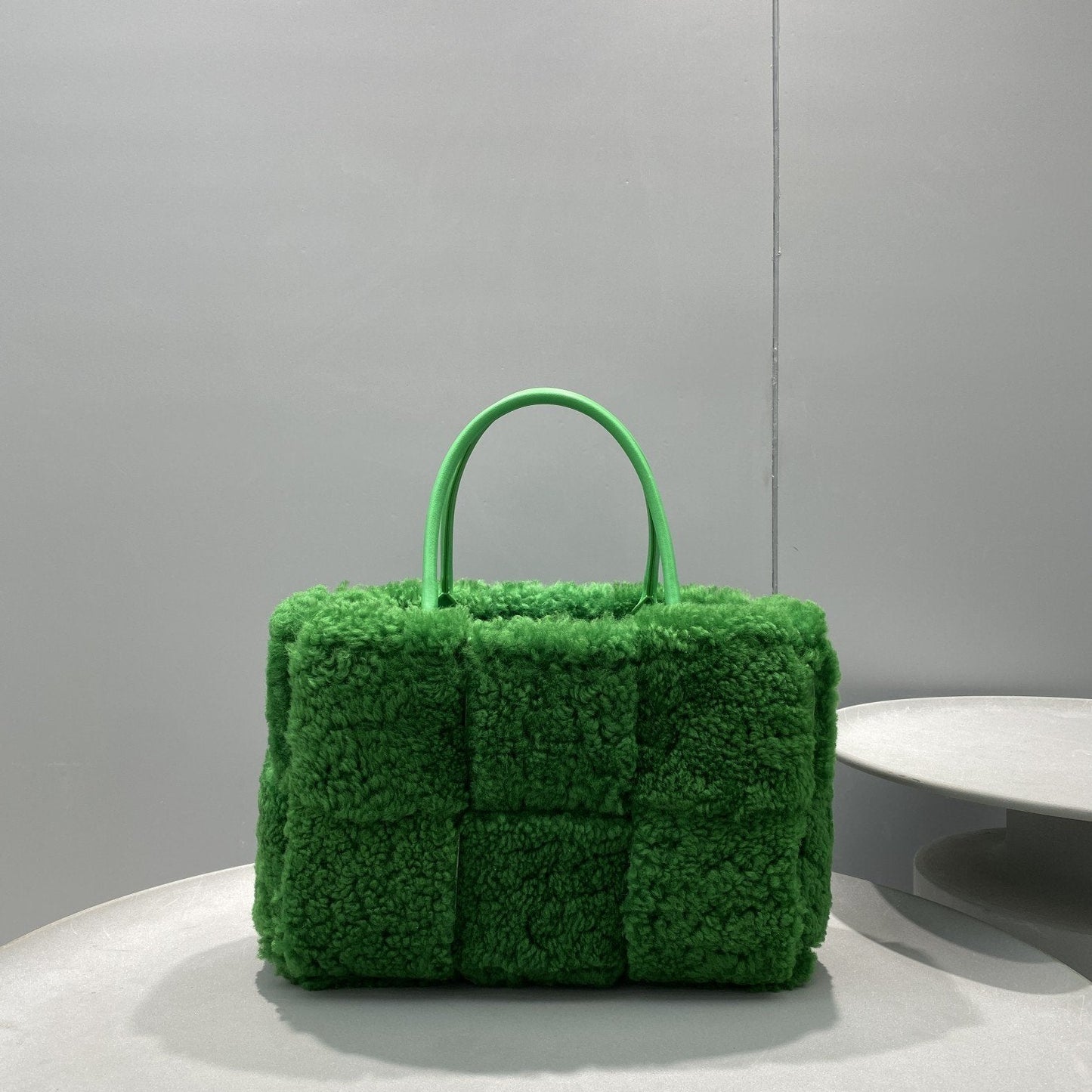 Top Quality Small Arco Tote Bag Green, For Women, Bags 11.8in/30cm 652867V13F13724