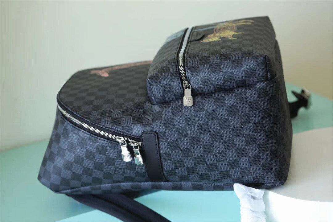 Top Quality Top Qualityscovery Backpack Damier Graphite Canvas For Men, Bags 40cm Top Quality N45275