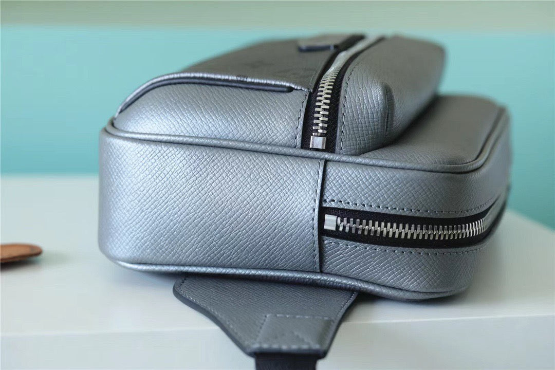 Top Quality Outdoor Bumbag Monogram Canvas Grey For Men, Bags 8.3in/21cm Top Quality
