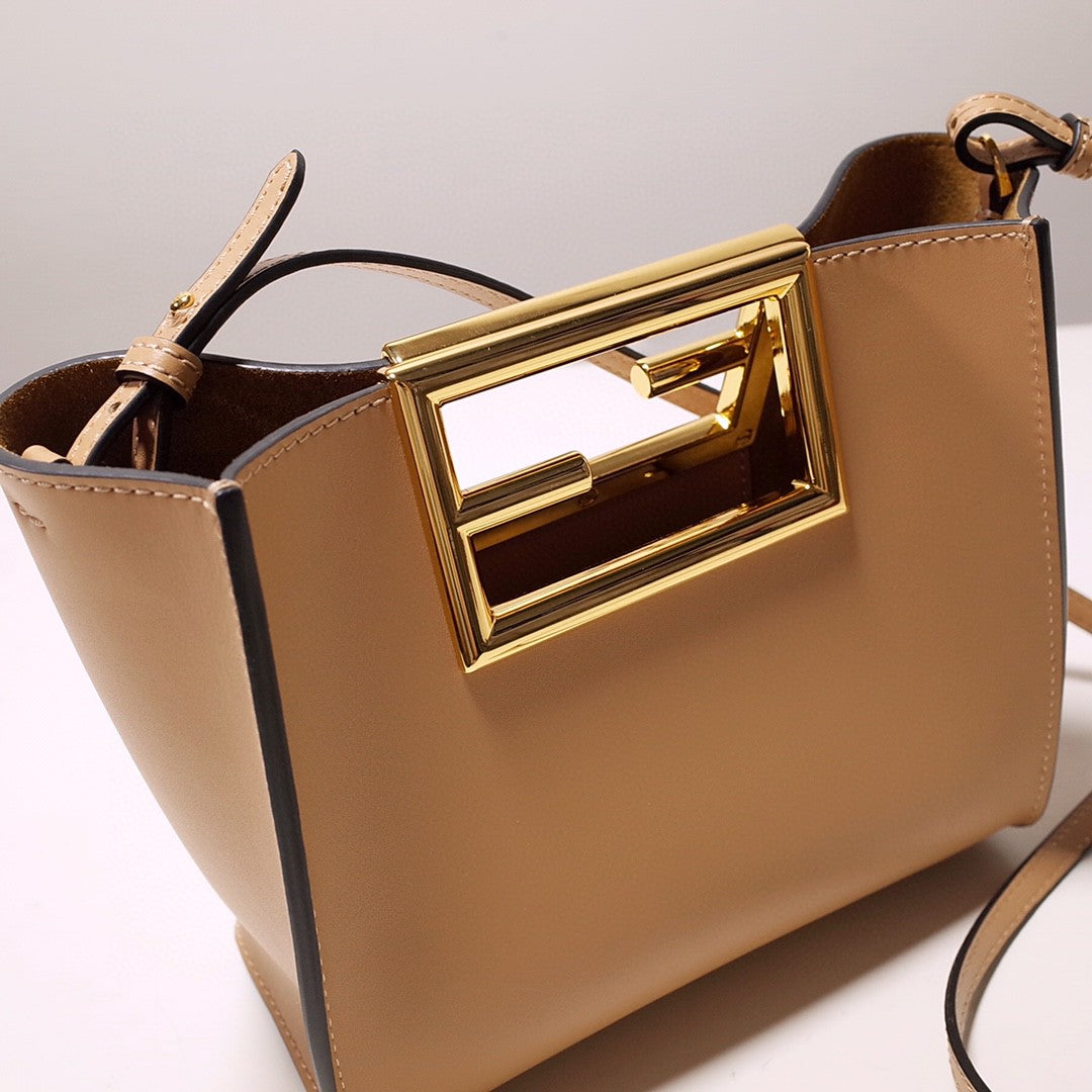 Top QualityTop Quality Way Beige Black Bag For Woman 17.5cm/7in