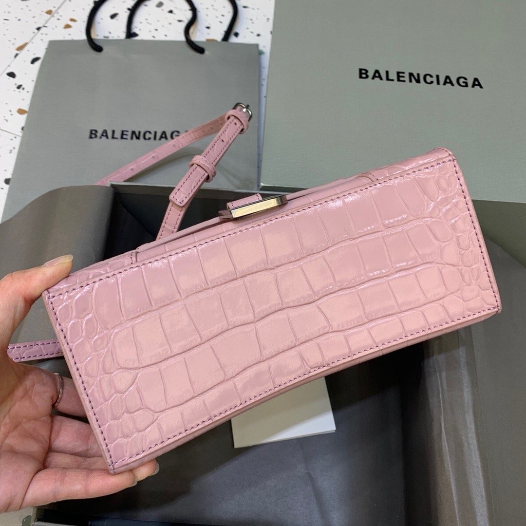 Top Quality Hourglass Small Handbag In Pink, For Women,  Bags 9in/23cm 5935461LR6Y5906