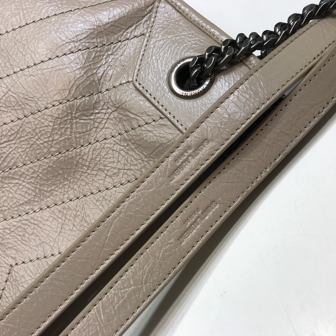 YSSL Niki Medium Shopping Bag Beige For Women 12in/32cm YSL 