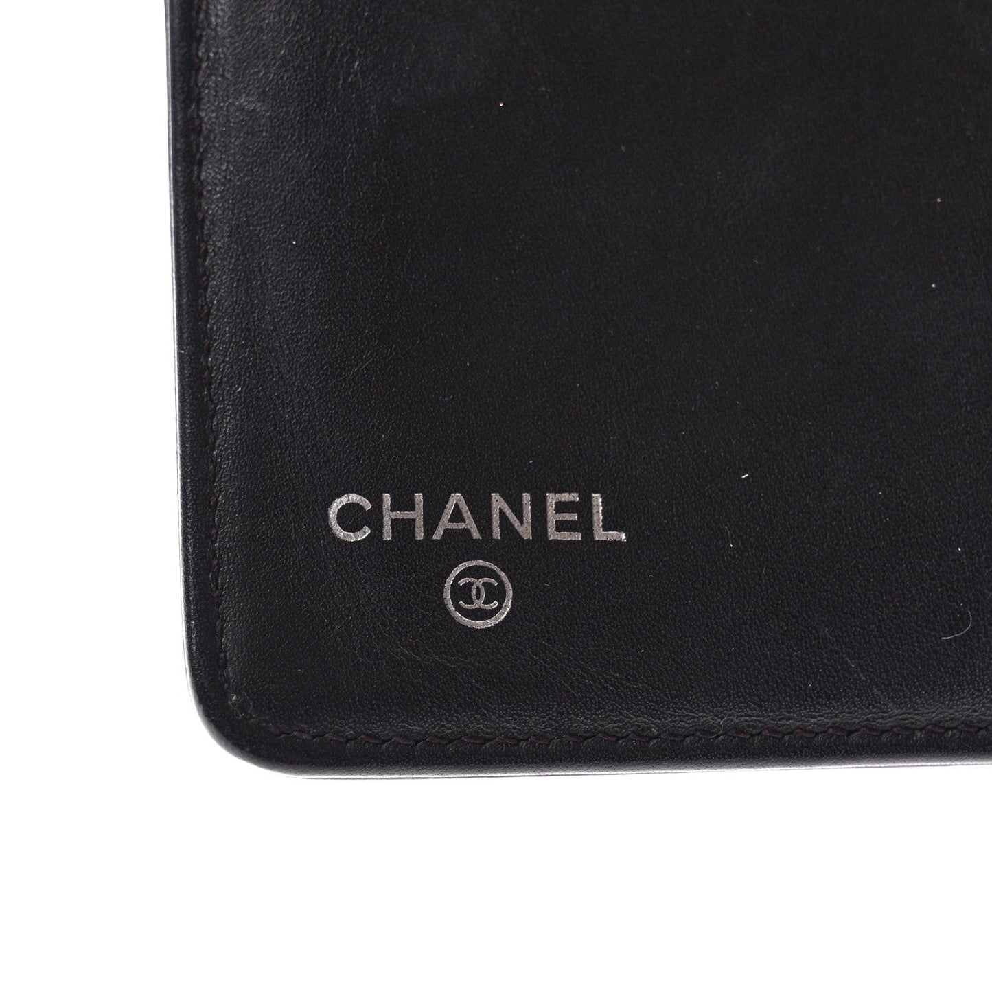 Chanel Caviar Timeless CC Zipped Pocket Wallet Dark Purple