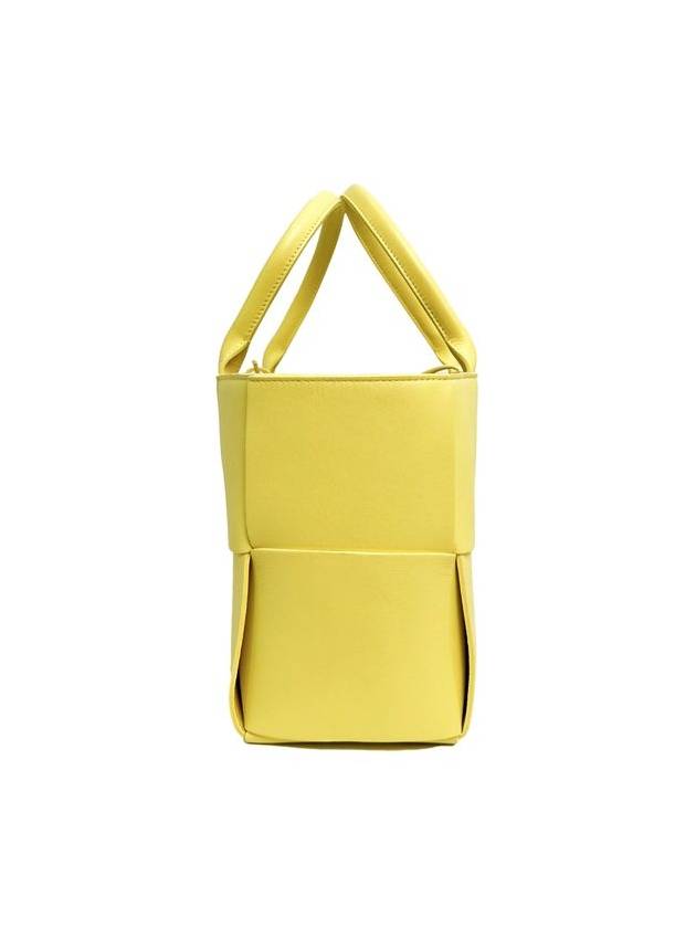 Luxury Bottega Veneta S BV Intrecciato Arco Leather Tote Bag Small Sherbet