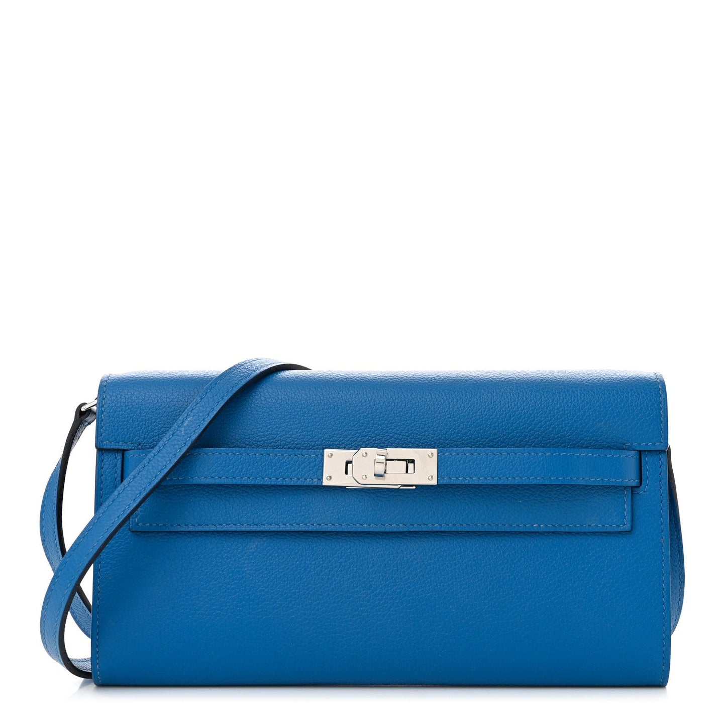 Hermes Evercolor Kelly To Go Wallet Bleu France